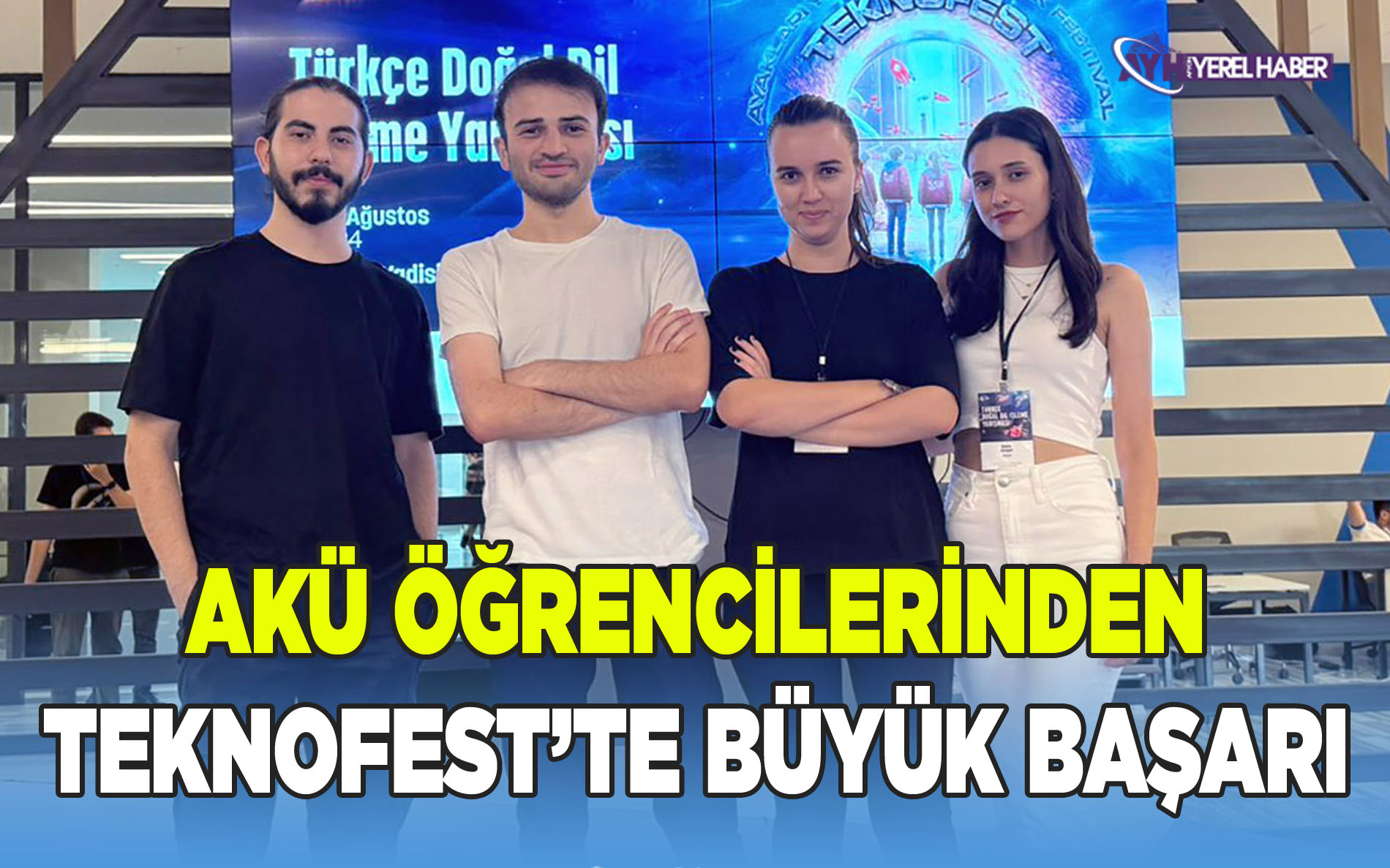 AKÜ Bilgisayar Mühendisliği Öğrencilerinden TEKNOFEST 2025’te İkincilik Başarısı