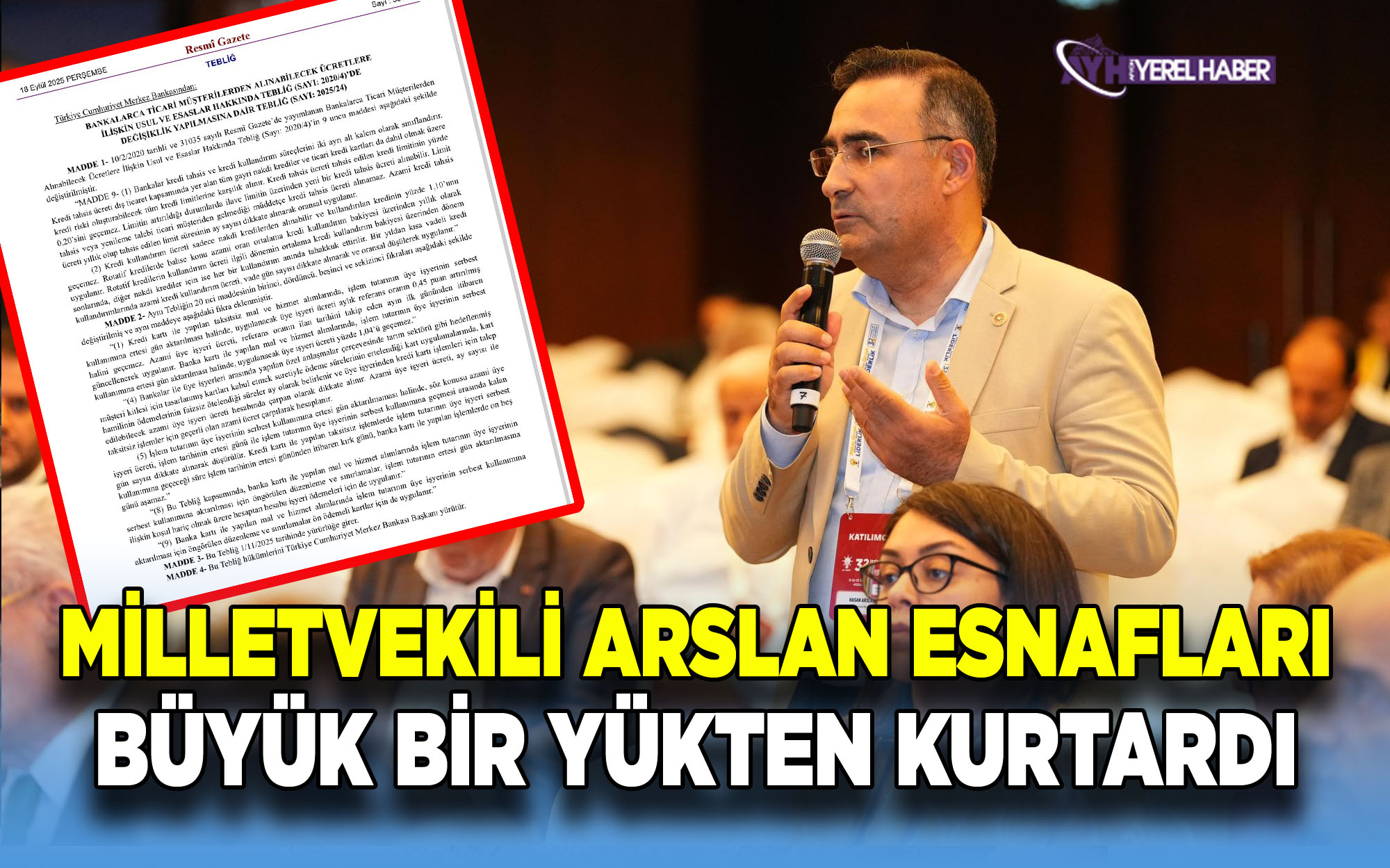 AK Parti Milletvekili Arslan’ın POS komisyonu itirazı karşılık buldu