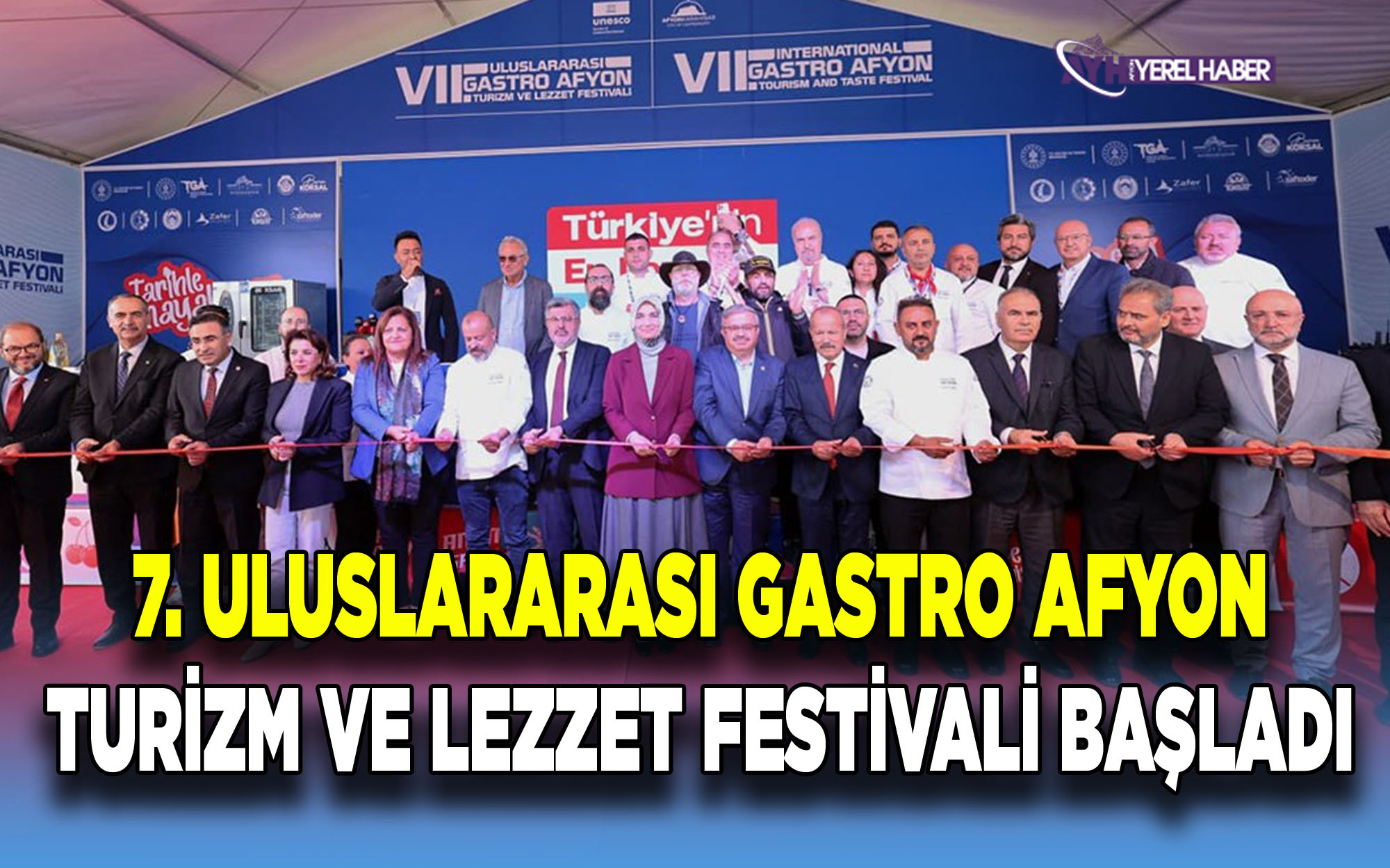 7. Uluslararası Gastro Afyon Turizm ve Lezzet Festivali Başladı