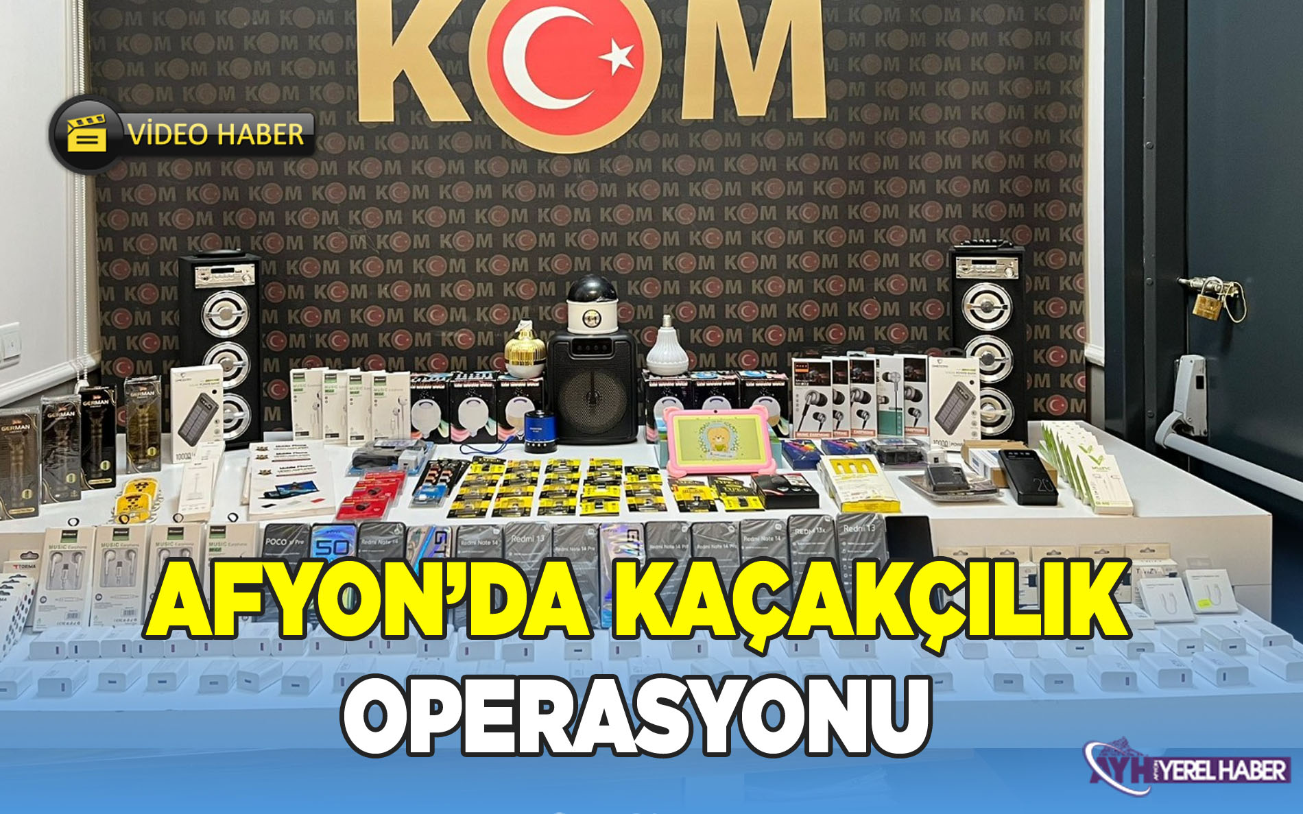 Afyon'da kaçakçılık operasyonu