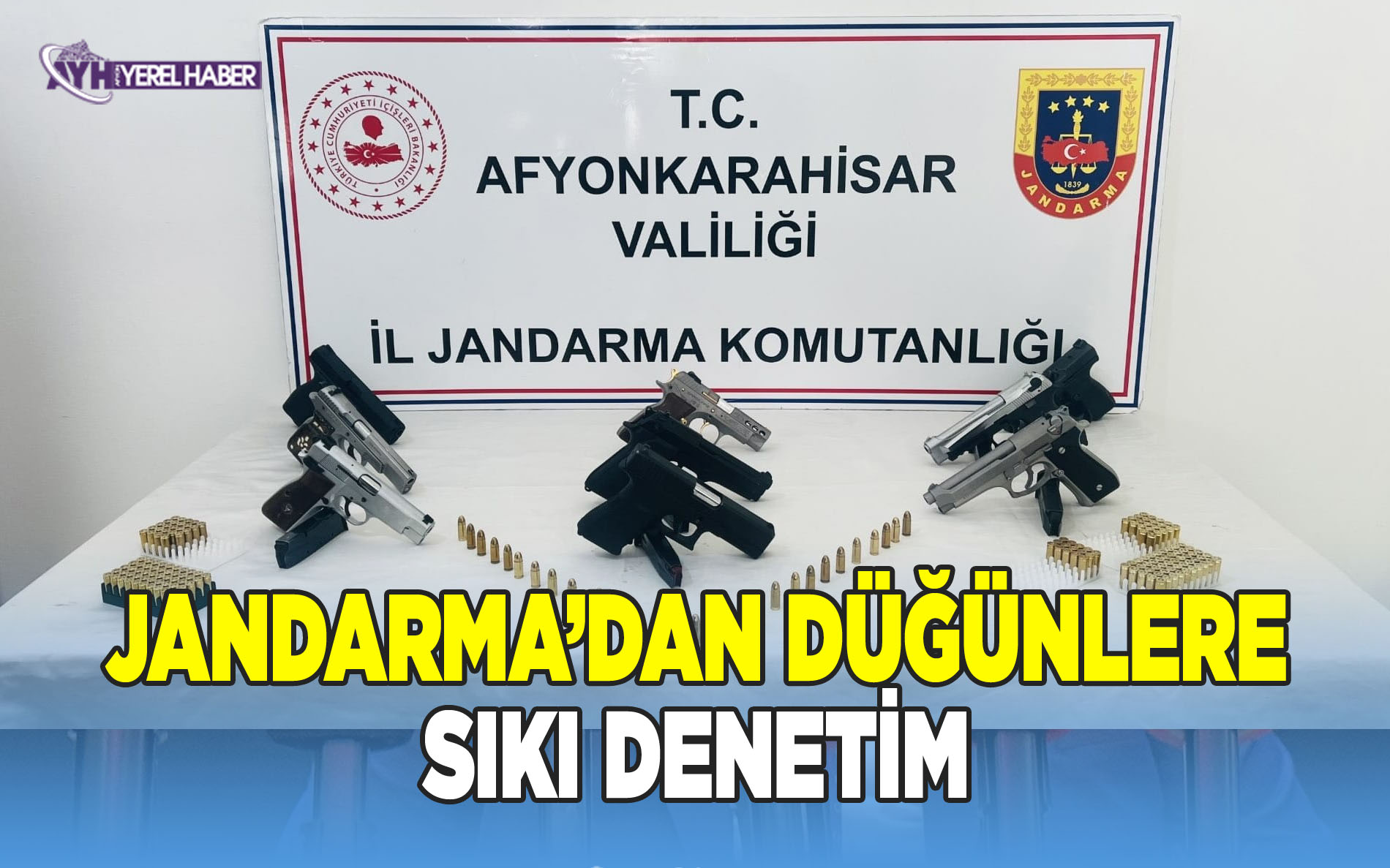 Afyon'da Jandarma'dan Düğünlere Sıkı Denetim