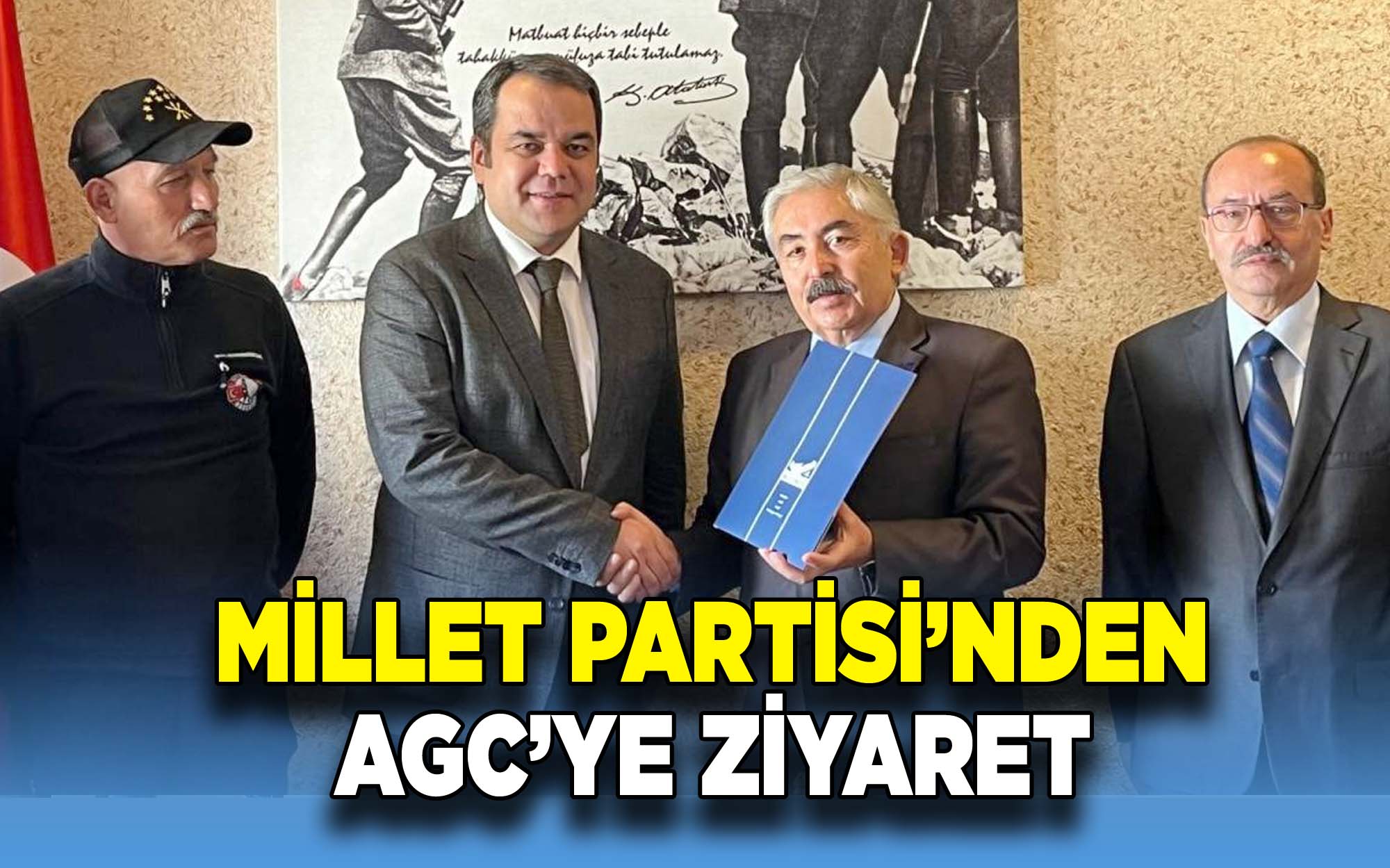 Millet Partisi’nden Afyon Gazeteciler Cemiyeti’ne ziyaret