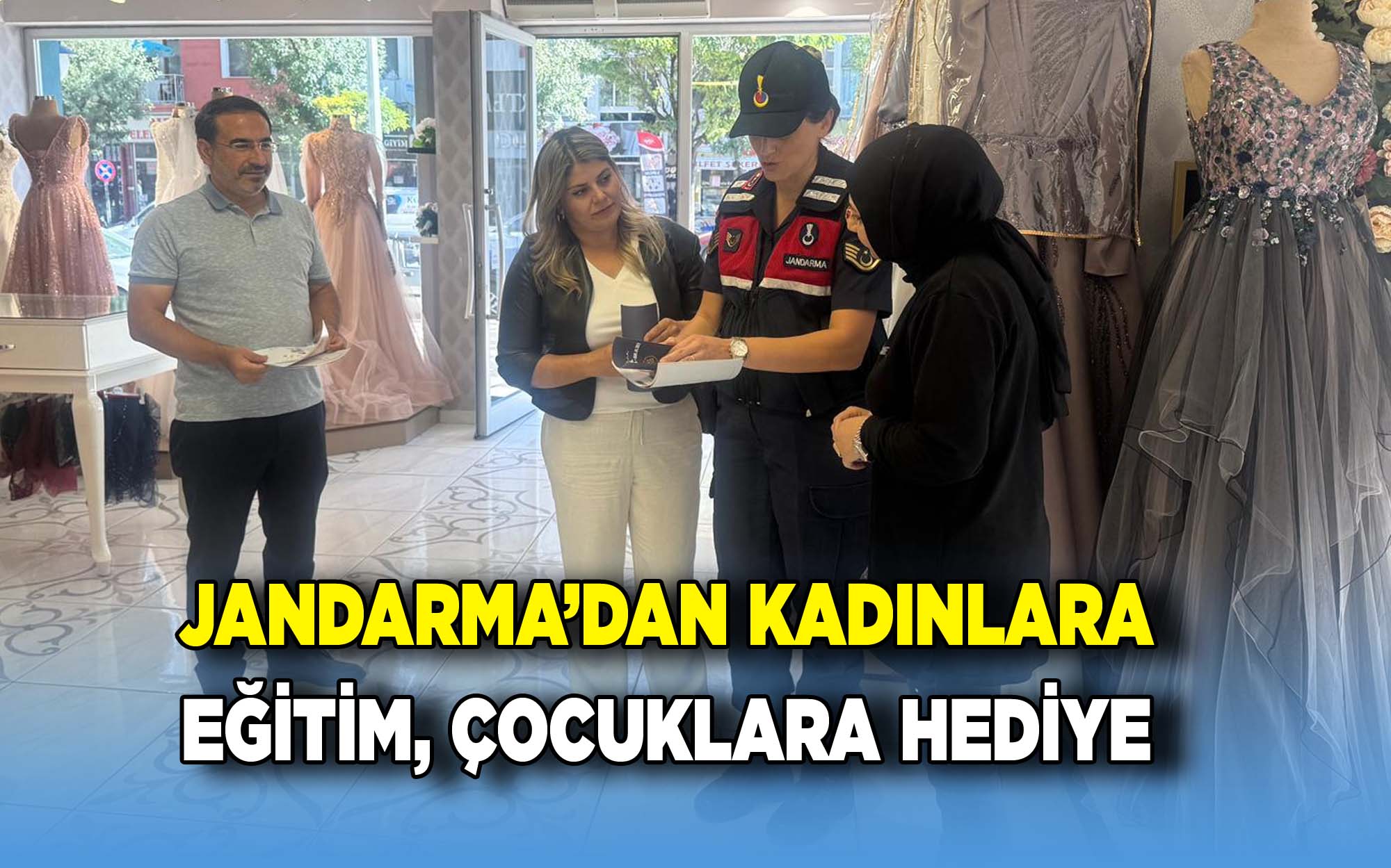 Afyon'da Jandarma'dan Kadınlara Eğitim, Çocuklara Hediye