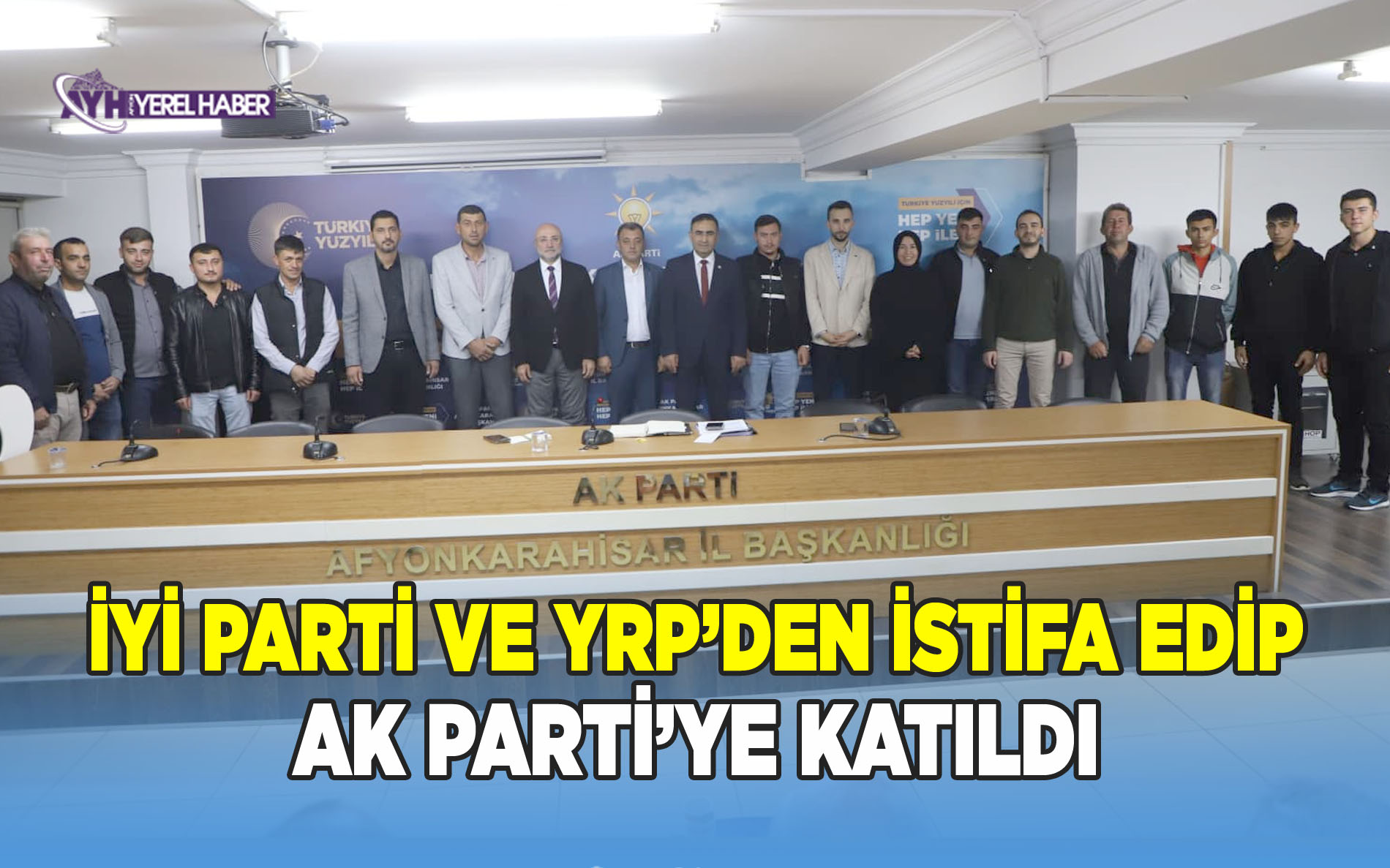 İyi Parti Ve Yeniden Refah’tan İstifa Eden Vatandaşlar Ak Parti’ye Katıldı