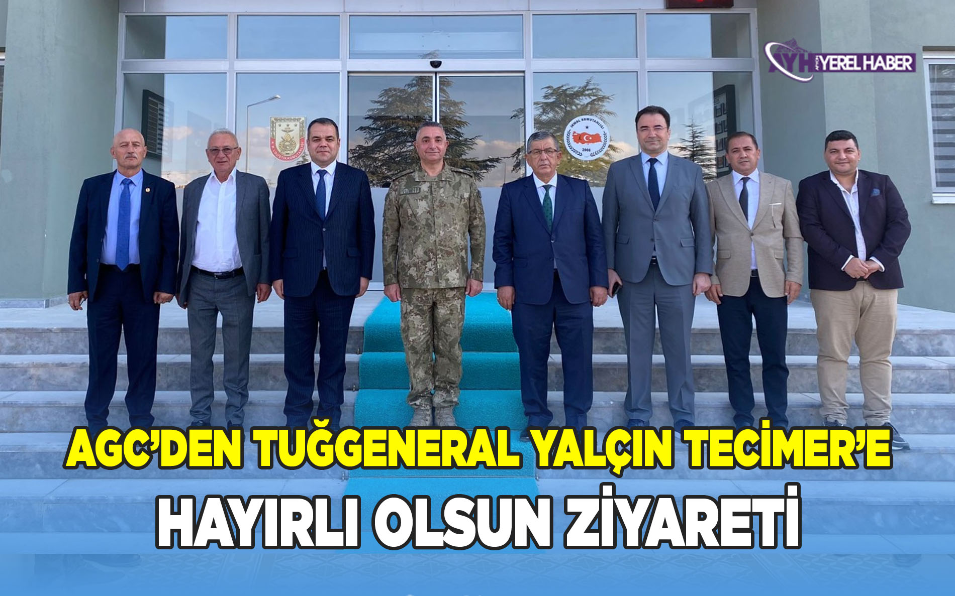 AFYON GAZETECİLER CEMİYETİ’NDEN TUĞGENERAL YALÇIN TECİMER’E HAYIRLI OLSUN ZİYARETİ
