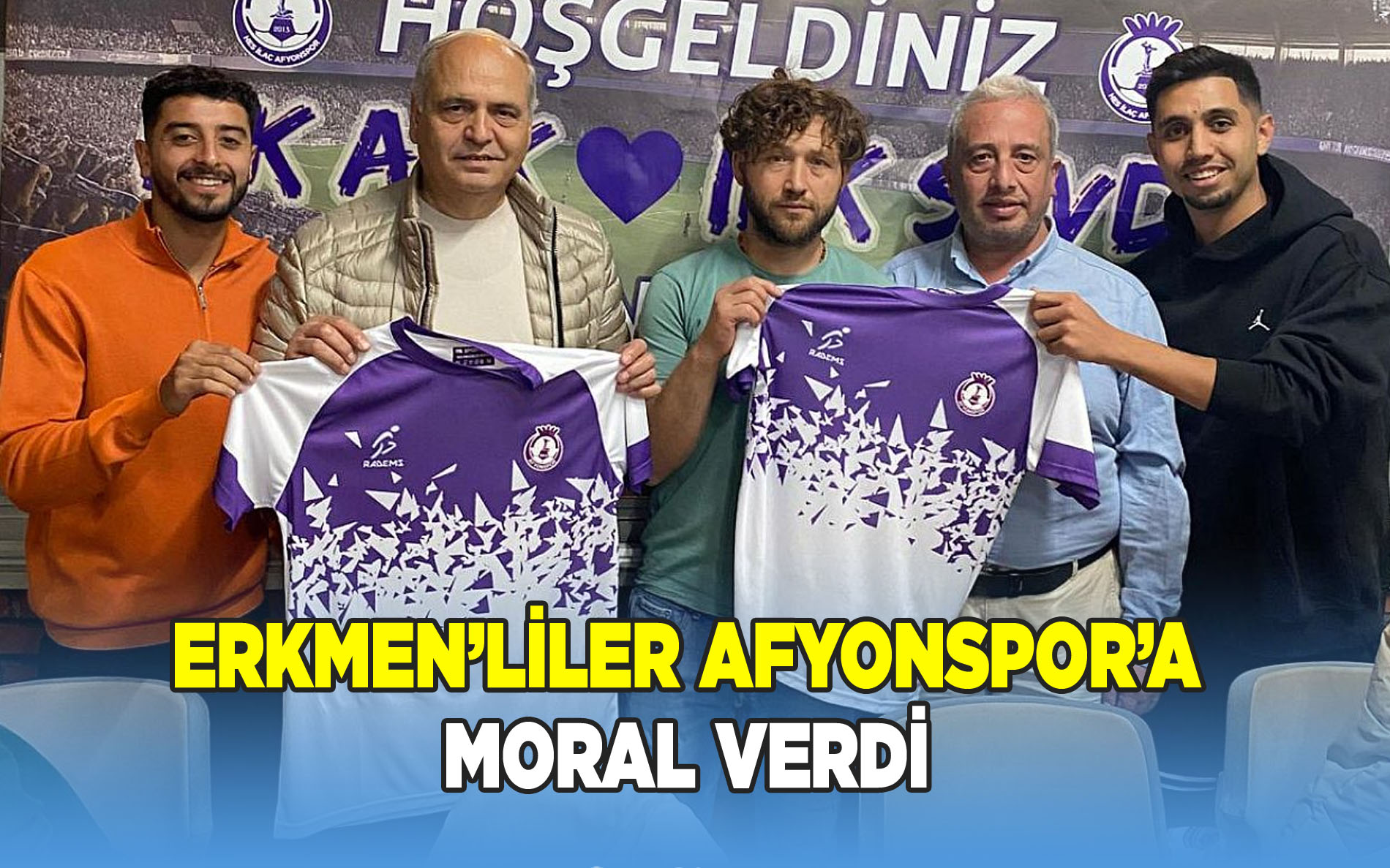 Erkmen'liler Afyonspor'a moral verdi