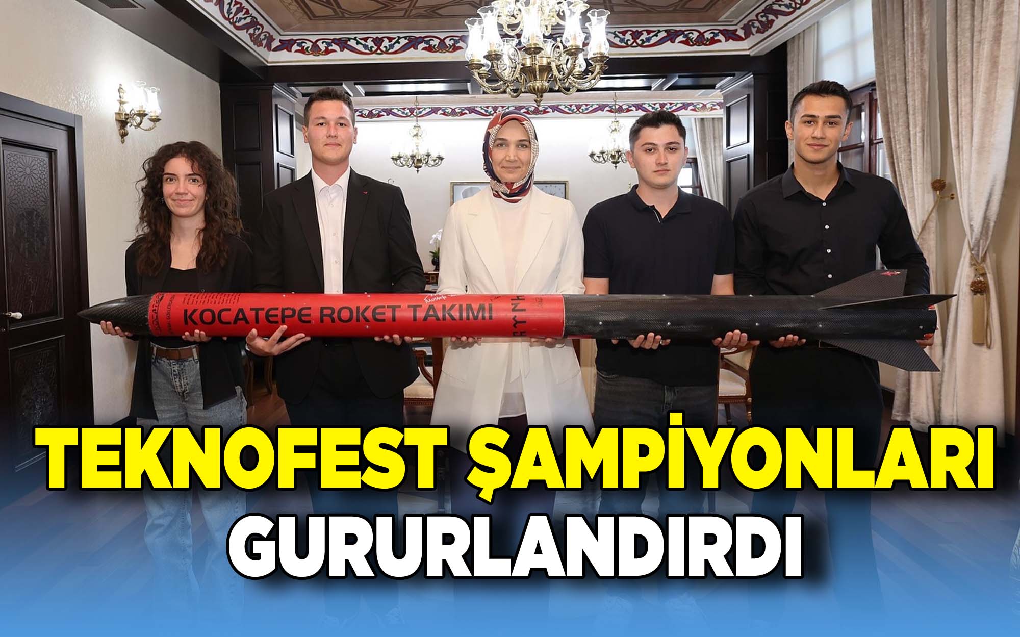 Vali Yiğitbaşı, TEKNOFEST Şampiyonlarını Makamında Ağırladı