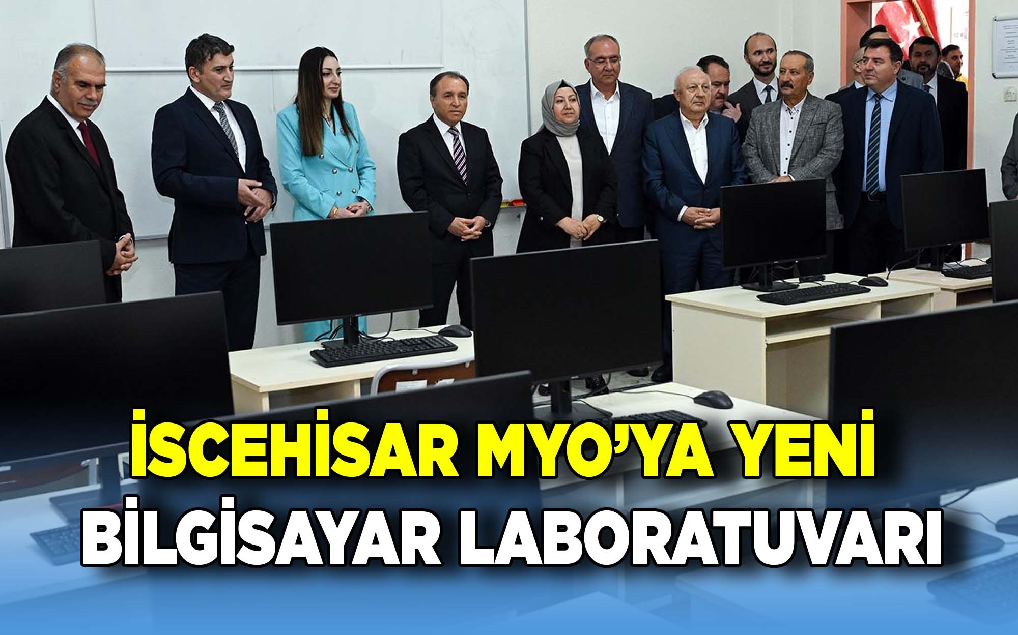 İscehisar MYO’da Yeni Bilgisayar Laboratuvarı Açıldı