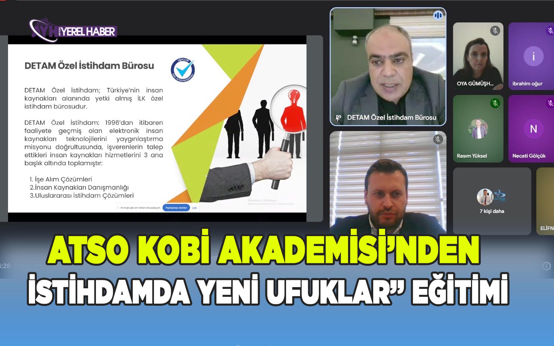 ATSO Kobi Akademisi’nden İstihdamda Yeni Ufuklar’’ Eğitimi
