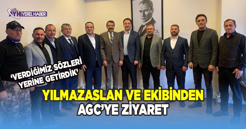 Yılmazaslan ve ekibinden AGC’ye Ziyaret