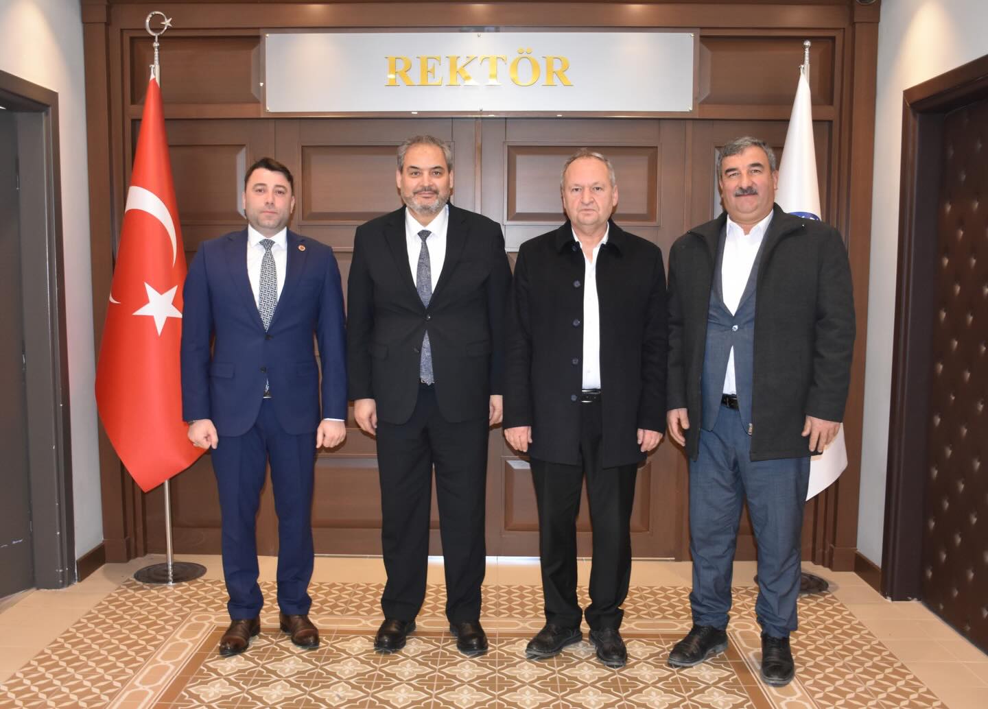 AFSÜ Rektörü Prof. Dr. Adem Aslan, MHP'li Yerel Yöneticileri Makamında Ağırladı