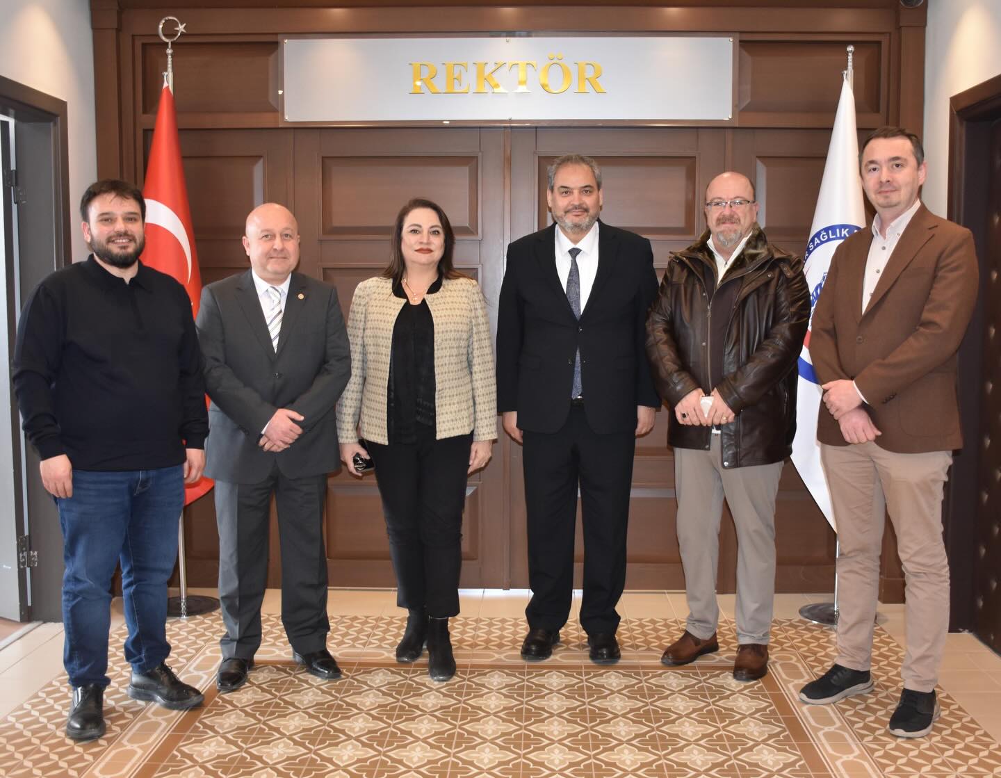 AFSÜ Rektörü Prof. Dr. Adem Aslan, Tabip Odası Yönetimini Ağırladı