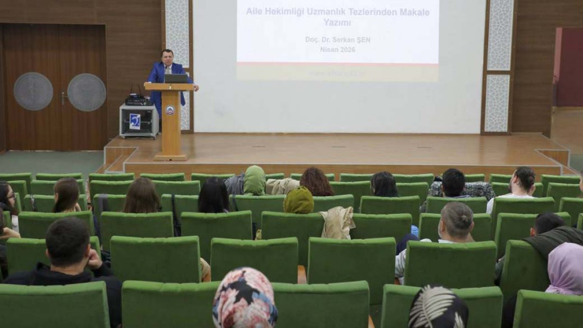 AFSÜ’lü Aile Hekimleri Makale Yazımı Eğitimine Katıldı