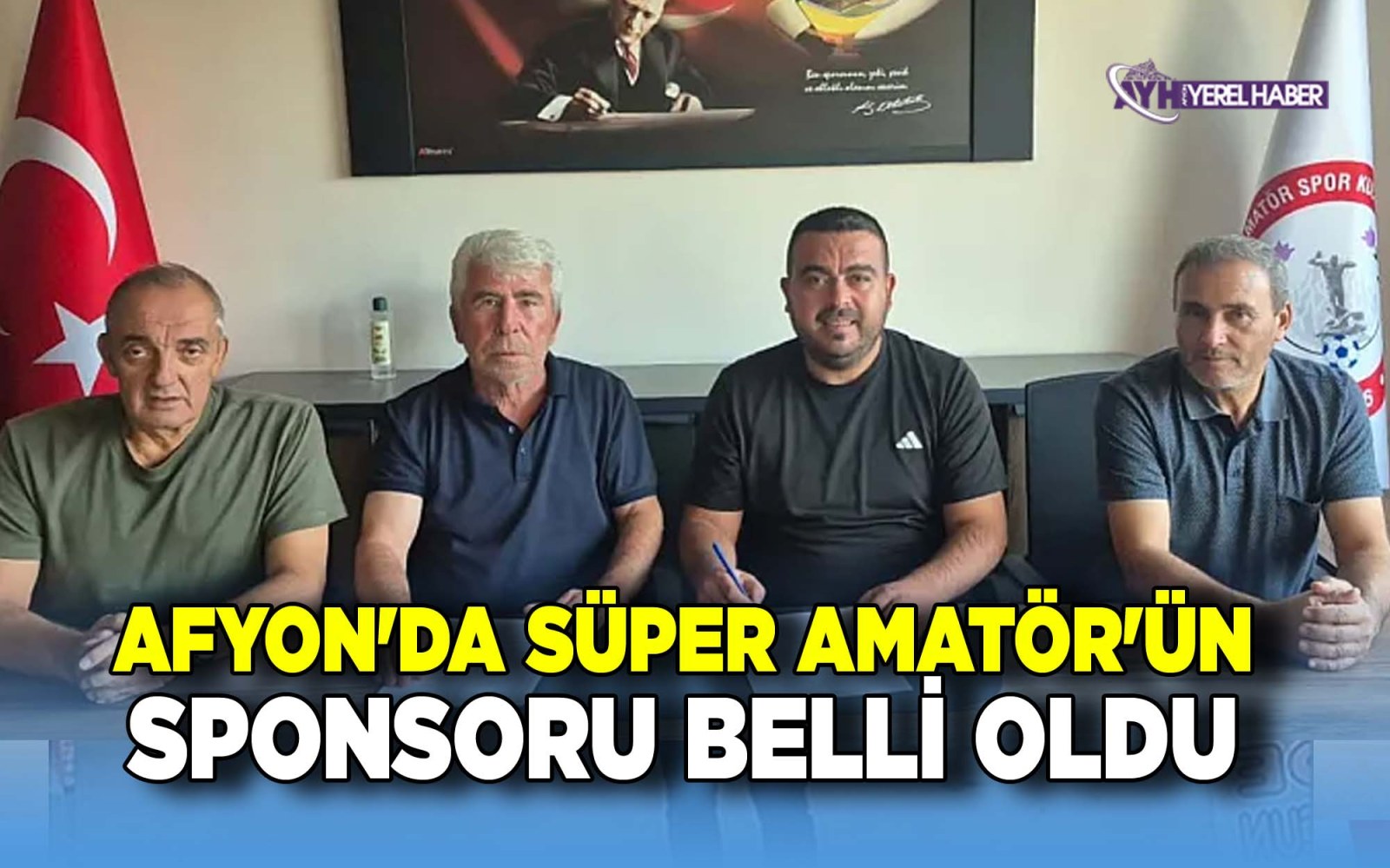 Afyon'da Süper Amatör'ün Sponsoru Belli Oldu