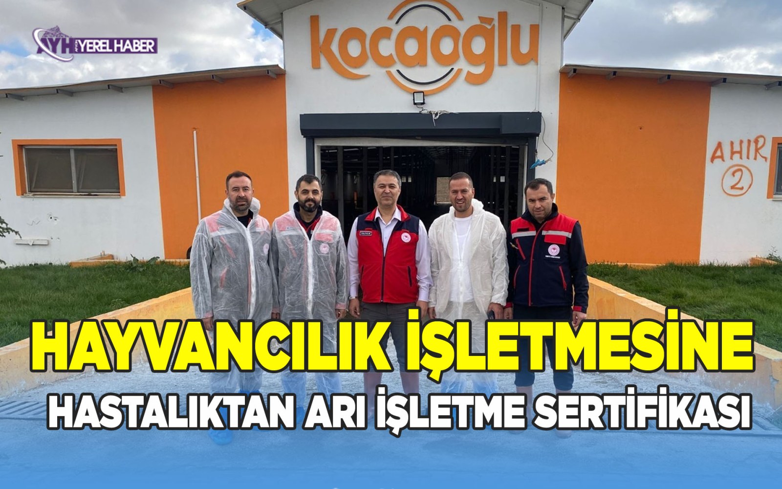 Hayvancılık İşletmesine Hastalıktan Ari İşletme Sertifikası