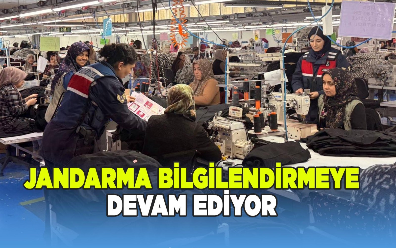 Jandarma bilgilendirmeye devam ediyor