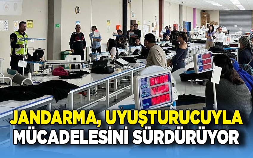 Afyon Jandarması uyuşturucuyla mücadelesini sürdürüyor