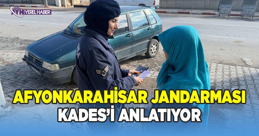 Afyonkarahisar Jandarması KADES'i Anlatıyor