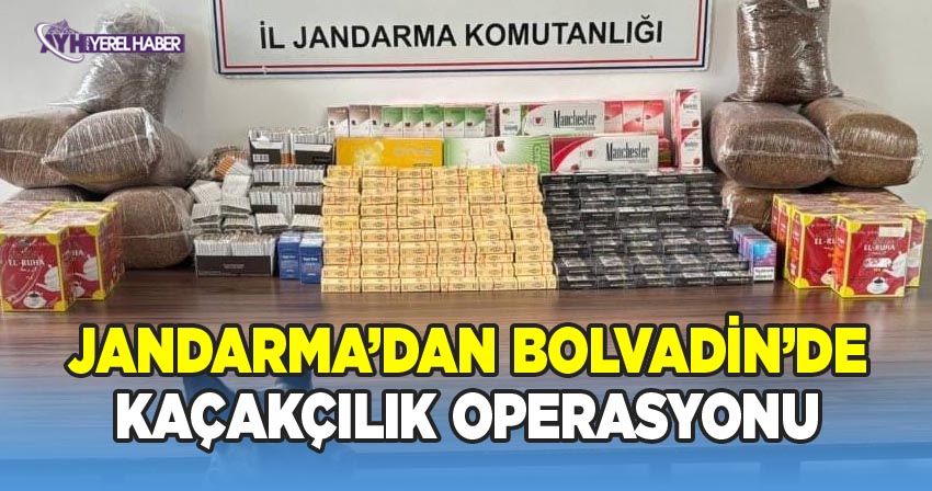 Afyon Jandarmasından Kaçakçılık operasyonu