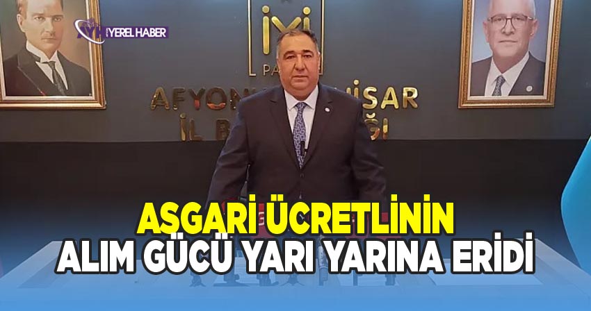 Asgari ücretlinin alım gücü yarı yarıya eridi