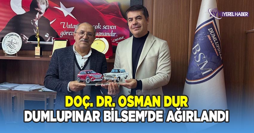 Doç. Dr. Osman Dur, Dumlupınar BİLSEM'de Ağırlandı