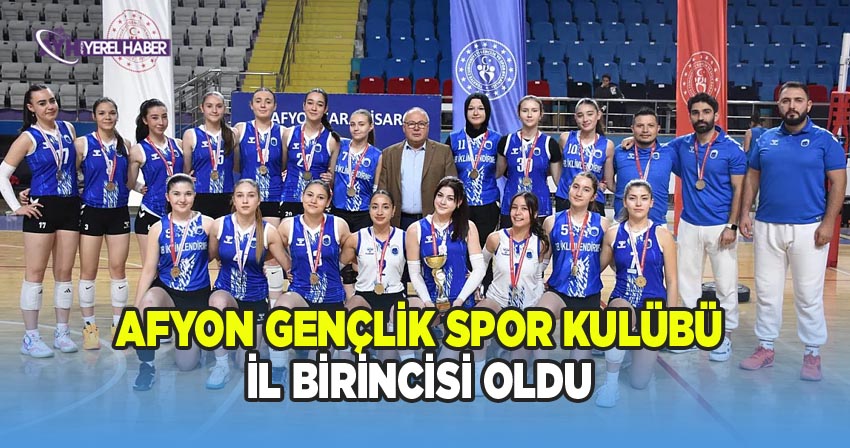 Afyon Gençlik Spor Kulübü İl Birincisi Oldu
