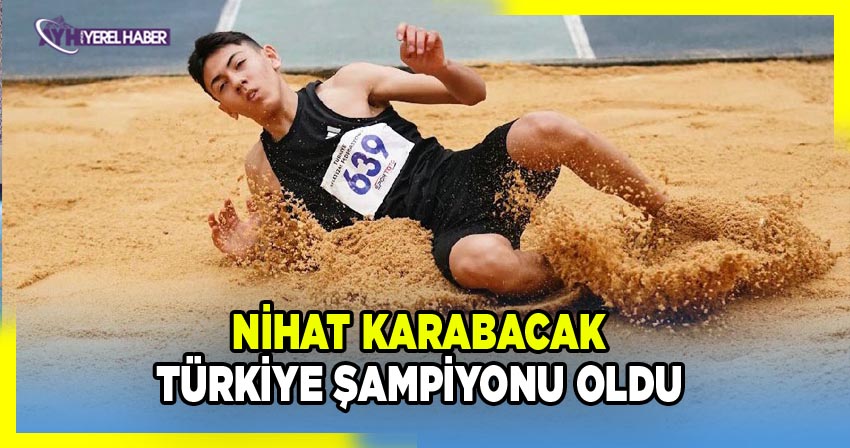 Afyonkarahisarlı Sporcu Nihat Karabacak Türkiye Şampiyonu oldu