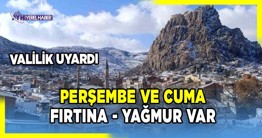 Valilik uyardı! Perşembe ve Cuma Fırtına - Yağmur var