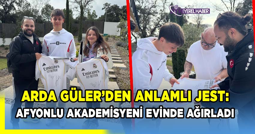 AKÜ’lü Antrenör Sabri Birlik, Arda Güler’in Misafiri Oldu