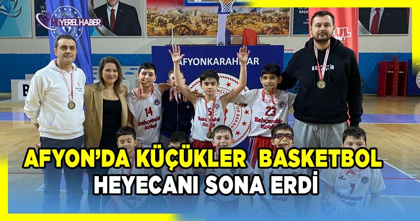 Afyonkarahisar’da Küçükler Basketbol Heyecanı Sona Erdi