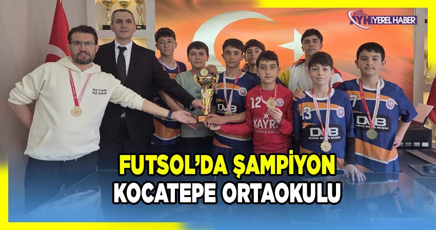 Futsol’da Şampiyon Kocatepe Ortaokulu