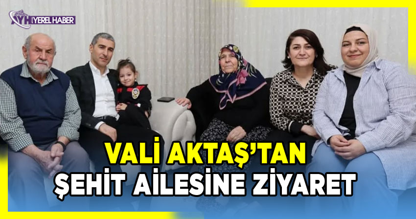 Afyonkarahisar Valisi Aktaş’tan Şehit Ailesine Anlamlı Ziyaret